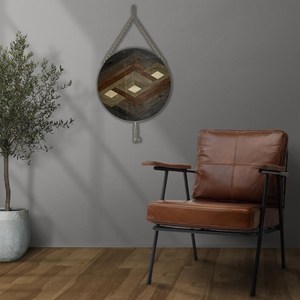 Beautifully Designed Wooden <b>Wall</b> Hanging Panel with Carved <b>Tree</b> of Life Spiritual and Artistic Decor for Elegant Home Interiors - Product Image 3