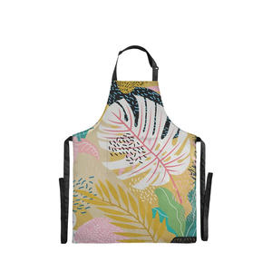 Prix d'usine Nouvelle Arrivée Meilleure Vente Conception Personnalisée 100% Coton Matériel Chef Tablier Ensemble - Product Image 4