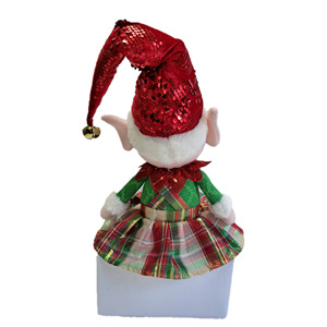Vente chaude CK marque 71CM hiver noël intérieur tissu peluche debout elfe peluche ornement - Product Image 6
