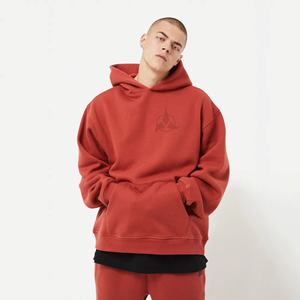 เสื้อฮู้ดแบบสวมศีรษะของผู้ชาย2025โอเวอร์ไซส์แห้งเร็วสวมใส่สบายฤดูหนาวสินค้ามาแรงกำหนดโลโก้ได้เองบริการ OEM - Product Image 1