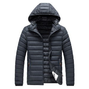 Veste d'extérieur pour homme de haute qualité, grande taille 8XL, chaude, légère, en nylon et polyester, avec capuche, pour l'hiver - Product Image 3