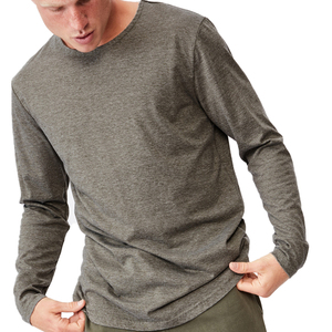 T-shirt homme slim fit, été, décontracté, manches courtes, coton, pour la gym et le fitness. - Product Image 1