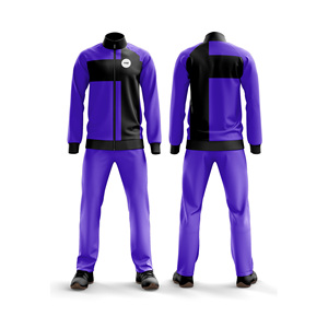 Ensemble de survêtement de sport en polyester et pantalon pour hommes, femmes et jeunes, tenue d'entraînement pour équipe - Product Image 3