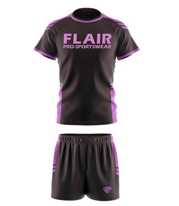 La mejor calidad, diseño personalizado, transpirable, comodidad, conjuntos de uniformes de camiseta de fútbol, servicio OEM para jóvenes, jugadores masculinos, corte automatizado - Product Image 2
