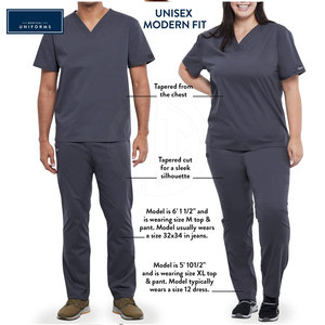 New <b>Model</b> Soft Fabric Scrub Suits <b>Medical</b> Nursing Scrubs Suit Best Price Scrub Suits - Product Image 5