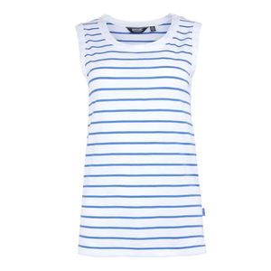 เสื้อกล้ามลายทางวินเทจ 2026 Lxe Enterprises ระบายอากาศได้ดี ผ้าฝ้าย 100% สีชมพูสด ไซส์ UK 8 แห้งเร็ว - Product Image 1