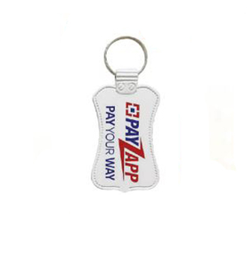 Porte-clés double face en plastique ABS Style vintage Porte-clés image jaune blanc crème Double face jaune blanc crème - Product Image 5