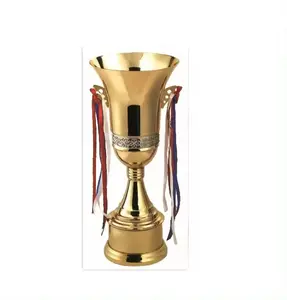 High Quality Award Metal Football Trophies World Trophy Metal Cup Most Valuable & Durable With Hot Selling For Football Events