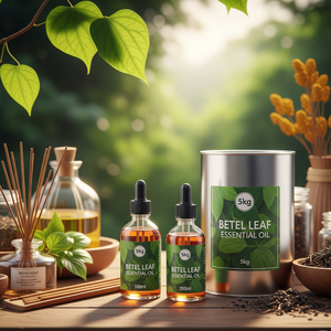 Los mejores precios en aceite esencial de hoja de Betel destilado al vapor puro directo del fabricante de cuidado personal corporal de la India - Product Image 4