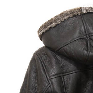 Chaqueta Regular de Cuero Genuino para Mujer de Primera Calidad, Impermeable, Transpirable, de Alta Calidad, MOQ Bajo, Elegante, Nuevo Color - Product Image 4