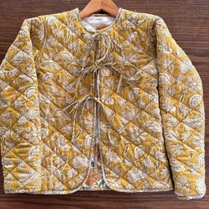 Chaqueta Acolchada de Algodón Vintage Hecha a Mano para Niños, Chaqueta Acolchada de Algodón Vintage Jaipuri de Manga Larga para Niños - Product Image 1