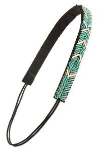 Bandeau de perles de verre brodées colorées bandeaux de cheveux de sport bohème rétro meilleur ami et cadeau de mère - Product Image 3