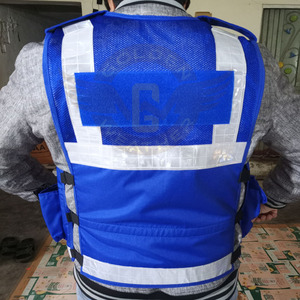 Chaleco de Seguridad Reflectante de Alta Visibilidad para Trabajos de Carreteras, Ropa de Seguridad Personalizada, Uniforme de Guardia de Seguridad Negro, Chaleco Táctico - Product Image 4