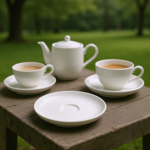 RITZENHOFF & BREKER R&B Skagen 16cm Coffee <b>Saucers</b> 6 Pack Tea <b>Cups</b> & <b>Saucers</b> - Product Image 3