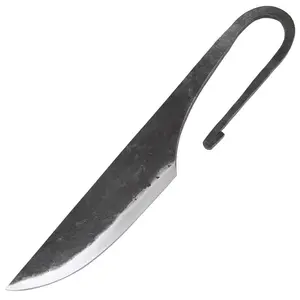 El dövme özel el yapımı antika ortaçağ bıçak yüksek karbon çelik av bıçağı deri kılıf ile açık