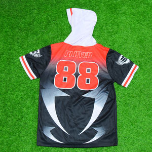 Camisetas de tiro de baloncesto de talla grande transpirables hechas a medida del fabricante, nuevo diseño de alta calidad, Jersey Anti-Uv de secado rápido 100% - Product Image 5