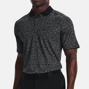 Camiseta de manga corta para hombre con patrón sólido Nueva tendencia para tejido de punto de piqué con cuello de polo - Product Image 1