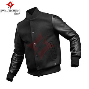 Veste de moto en cuir pour homme, vente chaude, hiver, avec logo frontal, haute qualité, respirante, coupe-vent, vêtements de motard - Product Image 3