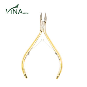 Coupe-ongles en acier au carbone plaqué or VNN-999-GC lame de coupe durable de haute qualité pour ongles et ongles Vina Vietnam - Product Image 3