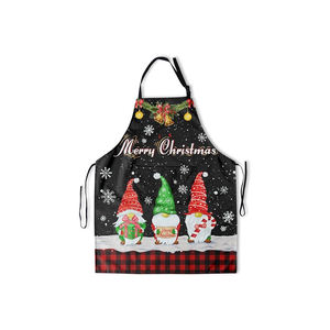 Delantal de chef de lino y algodón puro a precio de venta al por mayor elegante ajustable para uso doméstico en hoteles y restaurantes - Product Image 4