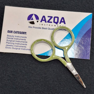 Ciseaux ménagers de 2,5 pouces avec broderie personnalisée, revêtement noir pointu imprimé fantaisie pour une couture de haute qualité - Product Image 5