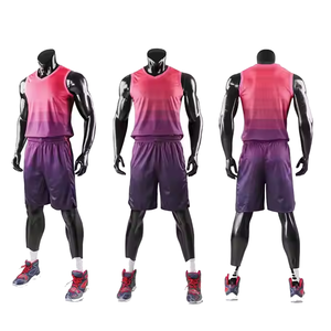 Uniformes de basket-ball personnalisés de haute qualité pour hommes, ensemble imprimé par sublimation respirante - Product Image 6