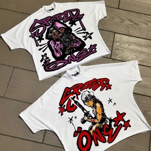 Wholesale Unisex Acid Washed Vintage T-Shirt 300 Gsm 100% Cotton Oversized Boxy Fit <b>Cropped</b> <b>Top</b> for <b>Men</b> Slim Fit - Product Image 1