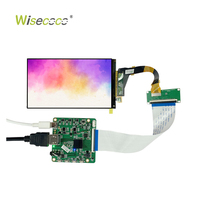 Layar LCD 5.5 Inci 2K 2560*1440 Definisi Tinggi MIPI 60Hz IPS Landscape untuk Panel Printer 3D Raspberry Pi