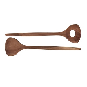 Handcrafted Top Design <b>Wooden</b> Wood Low MOQ Premium <b>Salad</b> <b>Server</b> Set of 2 Pieces Customised Product Manufacturer Wholesaler - Product Image 3