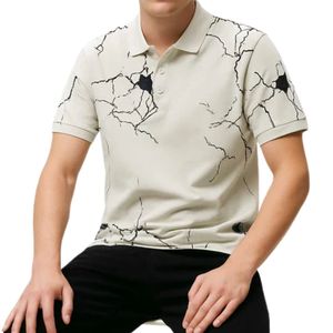 Vêtements décontractés légers 100% coton pour l'extérieur avec logo personnalisé polos respirants élégants pour hommes - Product Image 5