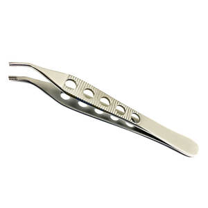 Pinzas de tejido Adson, pinzas de 5 agujeros, mango Manual ligero, base de instrumentos quirúrgicos de la mejor calidad - Product Image 5