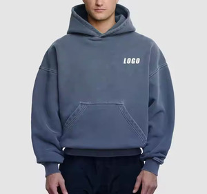 Sudadera con capucha recortada con hombros descubiertos de algodón para hombre, ropa de calle, sudaderas con capucha para hombre, ropa de gran tamaño 2025 - Product Image 5