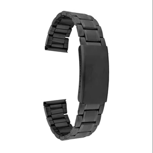 Correas de Reloj Inteligente Unisex GD7015 Negras de Acero Inoxidable de Lujo, 20-22 mm, Transpirables, Duraderas, Ajustables, Impermeables y Ligeras, 27 cm - Product Image 1