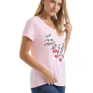 El mejor material de moda para mujer Camiseta transpirable y ecológica - Product Image 3