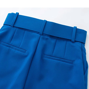 Vente en gros de pantalons respirants décontractés pour dames 2025 vêtements pour femmes pantalons taille haute avec poche entretenus par les OEM - Product Image 6