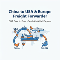 Transitaire Chine-USA DDP Porte-à-Porte pour le Transport de Meubles par Mer, Air, Rail et Camionnage Express