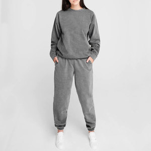 Jogger 2 pièces pour femmes avec logo personnalisé vêtements de fitness survêtements pour femmes survêtement pour adultes au taux de gros - Product Image 1