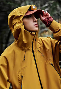 Chaqueta de invierno de algodón 100% polar de 3L Unisex, funcional para exteriores, impermeable, transpirable, con bolsillos, laminado, a prueba de viento, costuras con cinta - Product Image 4