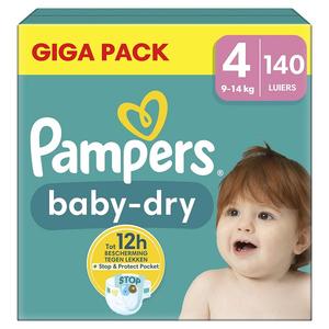 Pañales Pampers Baby-Dry 100% de calidad premium, hasta 12 horas de protección contra la humedad, disponibles en todos los tamaños, hasta el tamaño de pañal a presión a prueba de fugas. - Product Image 3