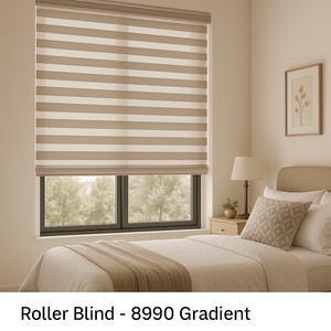 8890 <span class=keywords><strong>Zebra</strong></span> rèm tùy chỉnh bền Polyester hạt dây được xây dựng trong cửa sổ trải với Shades & cửa chớp - Product Image 3