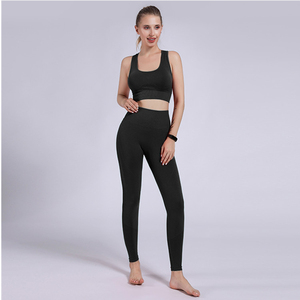 Gym fitness sets for Yoga seamless 2 Piece Gym Activewear high Workout Sports Yoga wear Comfortable fitness Women custom gym set - Product Image 5