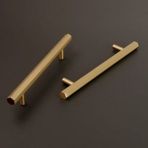 Tirador de Latón para Muebles de Cocina Modulares con Diseño Ergonómico, Resistente y Suave para un Uso Funcional y Elegante, Estilo Moderno - Product Image 2