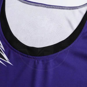 ชุดบาสเก็ตบอลผู้ชายผ้าโพลีเอสเตอร์ 100% ระบายอากาศได้ดี แห้งเร็ว พิมพ์ลายแบบซับลิเมชั่นคุณภาพสูง ราคาขายส่งที่ดีที่สุด - Product Image 4