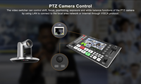 Mov magic 4K HD MI SDI 5 Kanal Profession eller Video mischer Switcher Broadcast Multi View für Live-Streaming