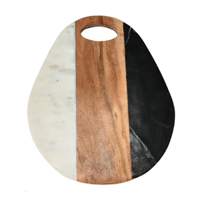 Bloc à découper en bois durable Dernière conception Ustensiles de cuisine en marbre et en bois pour planche à découper Ustensiles de cuisine - Product Image 3