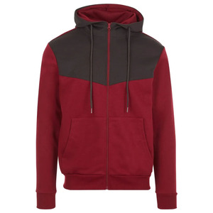เสื้อมีฮู้ดผู้ชายผ้าฝ้ายมีซิปมีฮู้ดปักลาย - Product Image 5