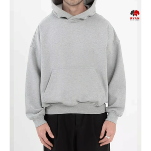 Sudadera con Capucha para Hombre Ryan Pro Gear, Diseño de Bolsillo, Logotipo Personalizado en la Parte Delantera, 100% Algodón, Tejido de Felpa, Corte Regular, Ropa Casual de Invierno - Product Image 2