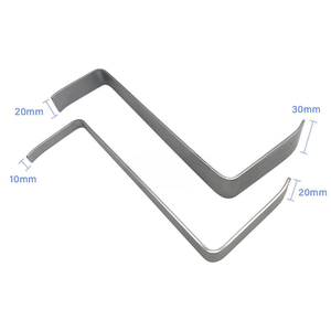 Écarteur orthopédique double Z Écarteur de tissus profonds Écarteur musculaire Instrument chirurgical en acier inoxydable par Surgiright - Product Image 4