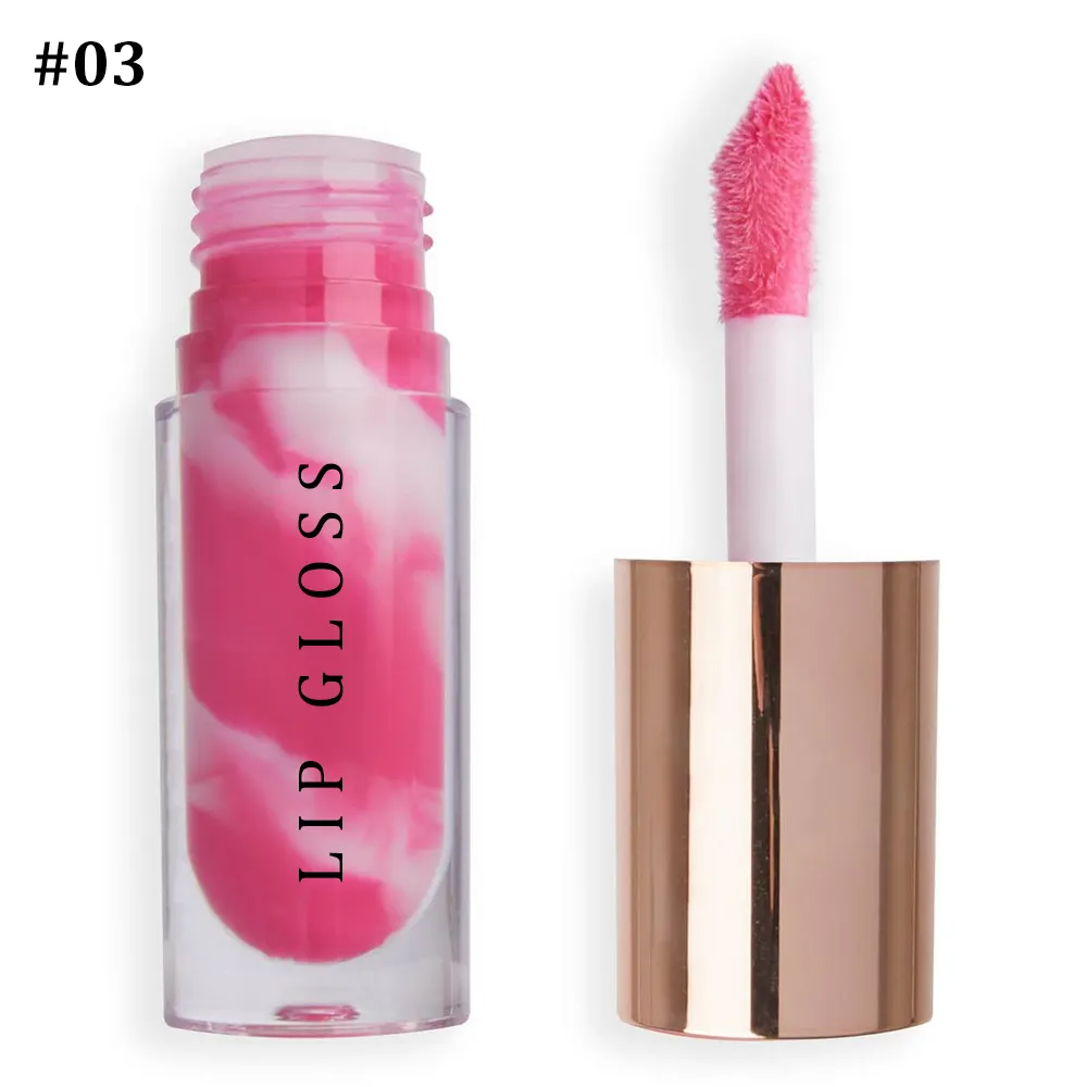 Haute qualité Ultra-Luxe Ins Style longue durée hydratant lèvre plus dodue brillant maquillage Multichrome naturel brillant à lèvres