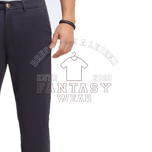 FANTASY WEAR OEM Venta al por Mayor y Personalización de Pantalones Chinos Clásicos para Hombre, Corte Recto, Estilo Casual y Urbano, Certificación CE ISO - Product Image 2